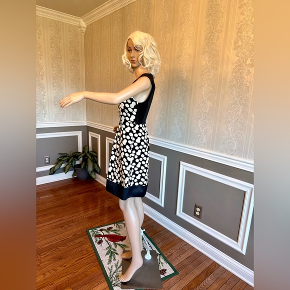 ANTHROPOLOGY/LEIFNOTES DRESS!🤩Blk/White/Size-2 - Picture 4 of 16